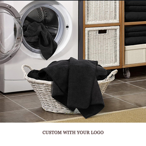 Tùy Chỉnh Thêu Logo Sợi Nhỏ Khăn Mềm Hấp Thụ Nước Móng Tay Spa Beauty Salon Cắt Tóc Cắt Tóc Chuyên Nghiệp Nhiều Kích Thước - Product Image 4