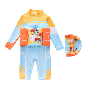 <span class=keywords><strong>Maillot</strong></span> de <span class=keywords><strong>bain</strong></span> <span class=keywords><strong>flottant</strong></span> une pièce pour enfants, combinaison de natation pour bébé, gilet de natation à séchage rapide pour l'apprentissage - Product Image 6