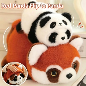 Juguetes <span class=keywords><strong>de</strong></span> peluche personalizados al por mayor <span class=keywords><strong>de</strong></span> 24 cm, figuras <span class=keywords><strong>de</strong></span> panda y mapache reversibles para máquina <span class=keywords><strong>de</strong></span> garras, juguete y regalo para niños - Product Image 5