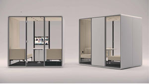 كابينة هاتف مكتبية عصرية مركبة سهلة التجميع والإزالة عازلة للصوت وعازلة للصوت - Product Image 5