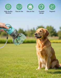 Recogedor de Excrementos de Perro para Exteriores con Dispensador de Bolsas Integrado y Mango Extensible - Product Image 2