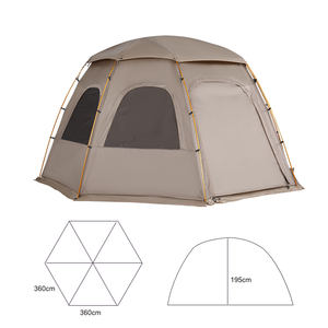 High Quality Waterproof Outdoor Camping <b>Tent</b> Portable Aluminium Pole <b>Tents</b> OEM <b>Large</b> Family <b>Tents</b> - Product Image 5