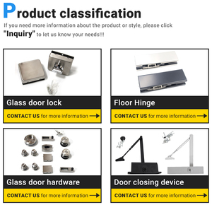 Heavy duty Hidden pivot sàn cửa máy Tempered Glass cửa thủy lực bản lề tầng mùa xuân cửa gần hơn Glass tầng bản lề - Product Image 6