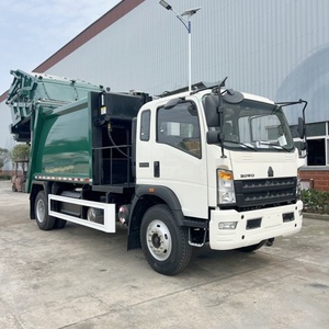 Camion à ordures compacteur Howo 7 tonnes, camion de collecte des déchets, camion de ramassage des déchets - Product Image 2