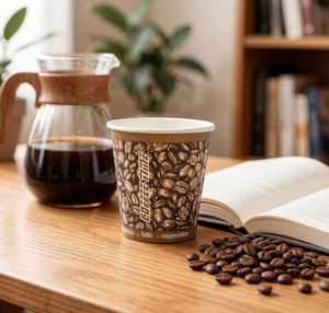<b>Small</b> Capacity 4Oz 6Oz Coffee Tea Fruit Carton Paper Food Packaging Cup Plastic Free to Go Water Based Coated Cups - Product Image 2