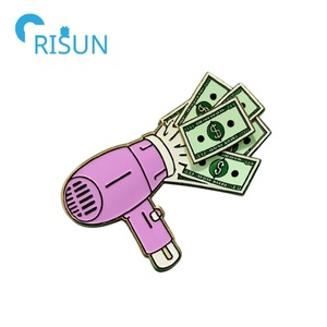 Fabricación personalizada divertido dólar billete esmalte Pin dinero en forma <span class=keywords><strong>de</strong></span> broche bolsa <span class=keywords><strong>de</strong></span> dinero solapa pines insignia - Product Image 4