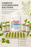 Gummies naturelles d'Ashwagandha KSM-66 300mg Adaptogène pour le soutien contre le stress Végétalien Sans OGM Sans gluten Vente directe usine OEM