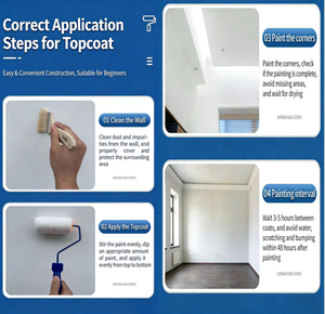 Revêtement liquide polyuréthane à base de résine acrylique haute brillance résistant aux intempéries BAIRIJU YT-0608 pour murs extérieurs multicolores - Product Image 3