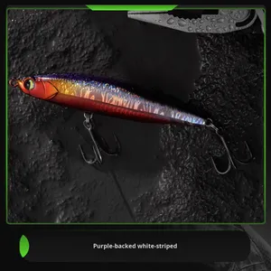 BIGBACKER FALLTRICK 28.5g Leurre crayon vibrant à coulée lourde pour lancer longue distance, pêche à la traîne en eau salée, impression 3D, HYPE01 - Product Image 5