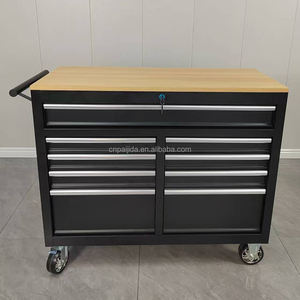 गैरेज रोलिंग टूल कैबिनेट 5 दराज लॉक योग्य ओएम अनुकूलन योग्य आधुनिक डिजाइन 300 किलोग्राम भार क्षमता कार्यशाला मोबाइल उपयोगिता कार्ट - Product Image 4