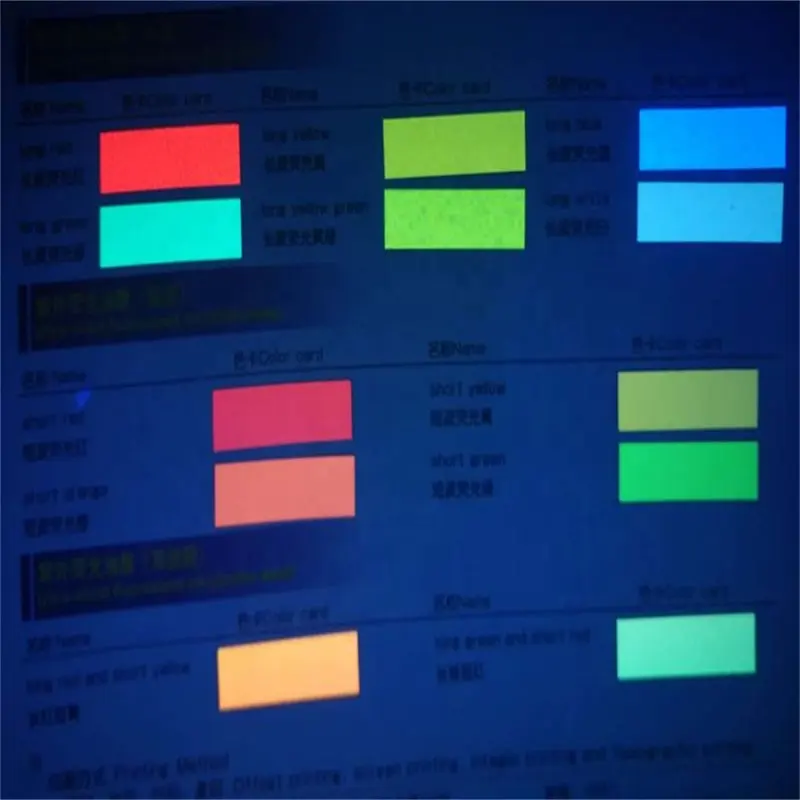 365 nm unsichtbares fluoreszientes UV-Pulver uv-fluoreszierendes Farbstoff Uv Fluoreszenz Sicherheit Fluoreszenzpigment