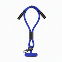 Cordon de téléphone ajustable avec logo personnalisé, 2-en-1, câble de charge, cadeau promotionnel pour salons professionnels et entreprises