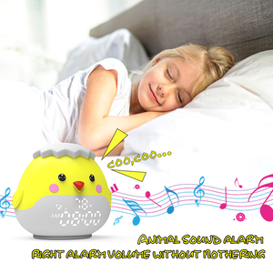 Animal reloj de alarma para los niños del bebé dormir <span class=keywords><strong>despertador</strong></span> reloj para niños - Product Image 5