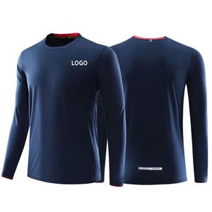 Camiseta Deportiva de Manga Larga con Logotipo Personalizado, Secado Rápido, Transpirable, para Correr al Aire Libre, Gimnasio, Entrenamiento, Unisex - Product Image 2