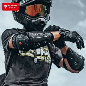 MOTOWOLF Hot Sale Kniesc honer Ellbogen polster Set für Outdoor-Sportarten frei Größe verstellbare Kniesc honer