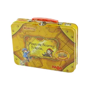 Tin Lunchbox Metal Lunch Box Toy Storage Case for Kids