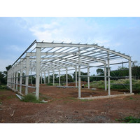 Edificio Prefabricado de Acero de Construcción Rápida y Moderna para Cobertizos Agrícolas, Supermercados, Almacenes/Talleres