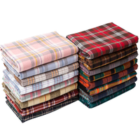 Tissu en coton teint à la main à carreaux, nouveau style, couleur personnalisée, très vendu, pour pantalons, robes, manteaux et textiles de maison
