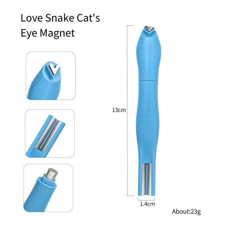 Detachable love snake pattern magnet#Dark blue