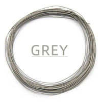 Câble électrique haute température micro-fin à un seul conducteur en cuivre 26AWG PTFE UL1423 isolé en PVDF plaqué argent