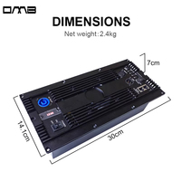 Module d'amplificateur de puissance de classe D Premium PDA1500+CQ260D avec protection de circuit matérielle et DSP