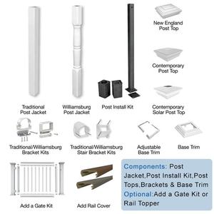درابزين للشرفات والسلالم والتراسات من الفولاذ المقاوم للصدأ والألومنيوم بتصميم عصري ومقاوم للصدأ بسعر المصنع - Product Image 4