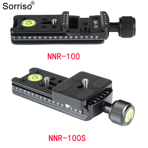 SORRISO Pince à dégagement rapide NNR-100 Pince à glissière pour rail nodal de 100mm avec <span class=keywords><strong>plaque</strong></span> <span class=keywords><strong>Support</strong></span> panoramique <span class=keywords><strong>suisse</strong></span> Arca <span class=keywords><strong>Plaque</strong></span> de <span class=keywords><strong>support</strong></span> à mise au point longue - Product Image 2
