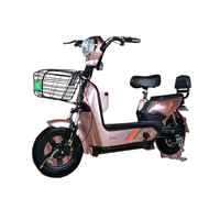 Scooter électrique au prix d'usine avec phare LED - Cyclomoteur électrique portable avec panier de rangement