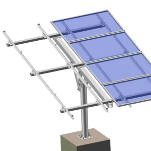 杆式太阳能电池板架，太阳能电池板杆式支架，太阳能安装结构