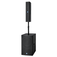 Haut-parleur colonne Hzaudio LL6 en néodyme 480W stéréo pleine gamme 4 pouces avec subwoofer 15 pouces, enceinte en bois écologique pour home cinéma