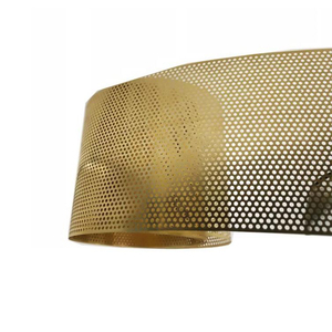 Lámina Metálica Decorativa Perforada de Latón WELAND - Product Image 2