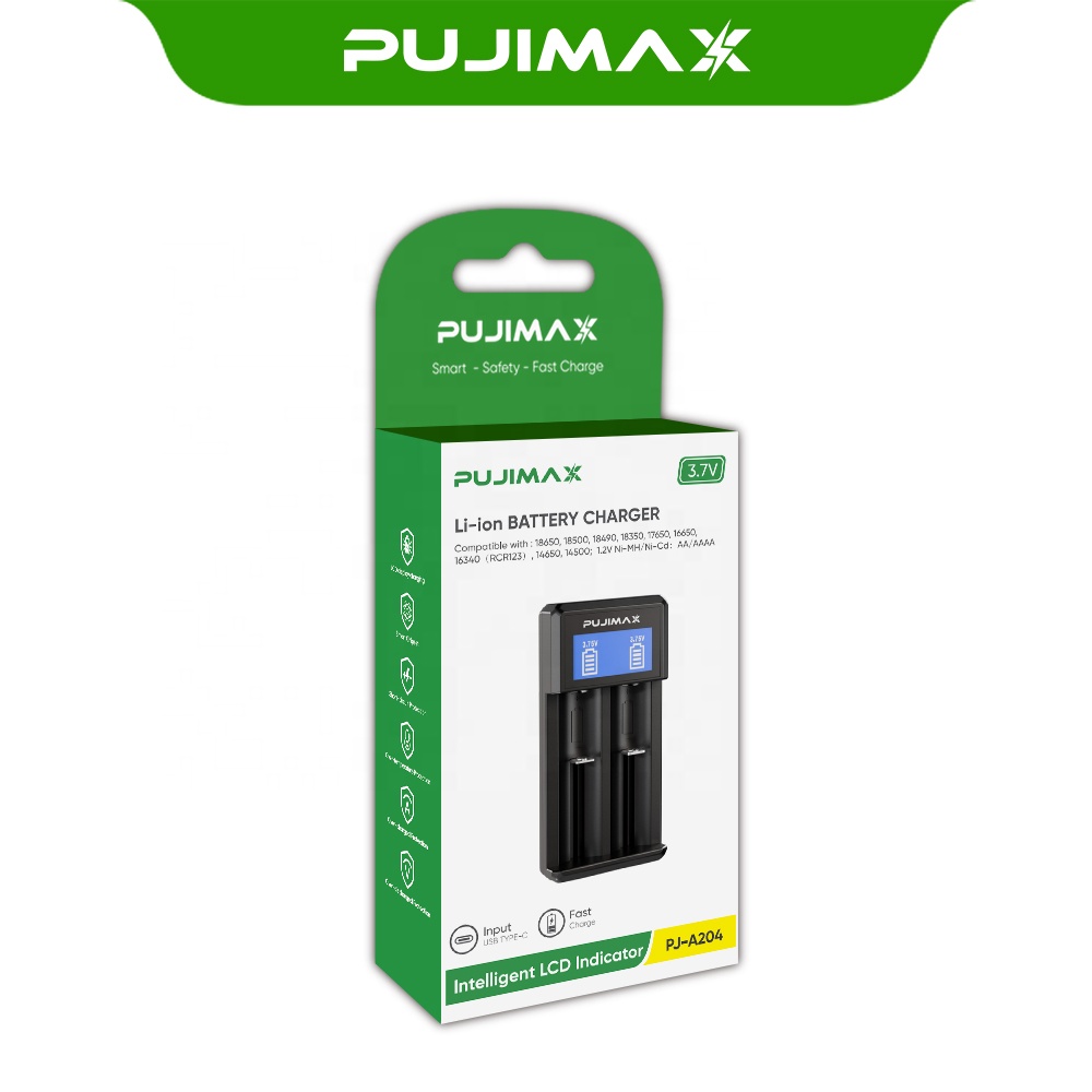 Universal Battery Charger For 3.7V Li-ion 18650, 26650, 21700, 18500, 18350, 16650 - View #11