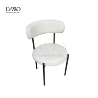 Chaises de salle à manger en métal empilables modernes et simples, chaise de luxe pour restaurant, mariage, loisirs