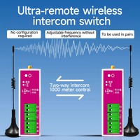 1 Master 7 Slave LORA Interphone bidirectionnel sans fil 10A Max Commutateurs à distance de courant Relais Commutation à distance