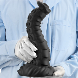 Dildo incurvé de forme unique, <span class=keywords><strong>plug</strong></span> anal, dilatateur anal, masturbateur anal en forme de bourgeon de rose, jouet sexuel pour adultes, jouets de plaisir pour adultes pour ouverture anale - Product Image 3