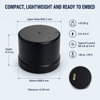 Module GNSS RTK double fréquence JS-RK43-3 L1 L5, module GPS de haute précision au centimètre près pour drones UAV et robotique