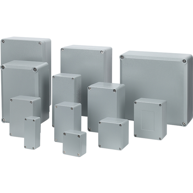 Die Cast Aluminum IP66 Outdoor DIY Aluminium Waterproof Enclosure Industrial Electrical Distribution Electric Junction Box