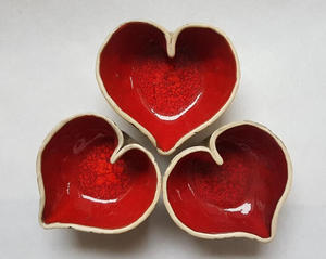 Cuenco de cerámica con forma de corazón <span class=keywords><strong>para</strong></span> joyas, frutos secos o <span class=keywords><strong>velas</strong></span> - Product Image 4