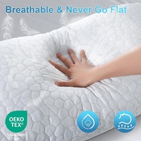 Oreiller en mousse à mémoire de forme déchiquetée haut de gamme personnalisé – Hauteur réglable, design respirant, antibactérien, non toxique, doux et offrant un soutien cervical