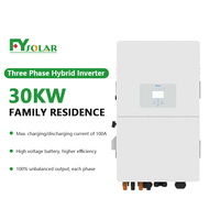 Système d'énergie solaire hybride deye avec contrôleur MPPT/PWM Stockage de batterie Lithium-ion 20/25/30kW Système intelligent pour la maison