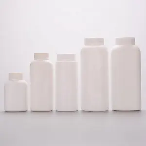 シフターキャップ付き100gタルクルーズHDPEプラスチックボトルパウダーシェーカーボトル