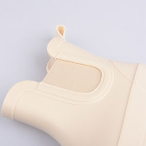 Bottes de <span class=keywords><strong>pluie</strong></span> basses légères antidérapantes imperméables pour filles de couleur <span class=keywords><strong>beige</strong></span> pour l'été et l'automne - Product Image 6