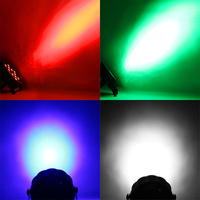 SHEHDS Silent Slim 54x3W Par RGBW Projecteur LED Par plat en plastique DMX512 pour scène et mariage