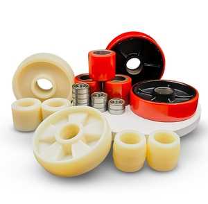 Roues pour transpalettes manuels, roues en PU, roues en nylon pour transpalettes et gerbeurs - Product Image 1