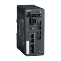 MCSESM063F2CU0 ConneXium Managed Switch 6 Ports 2 Glasfaser 4 Kupfer 10-100Mbps PLC
