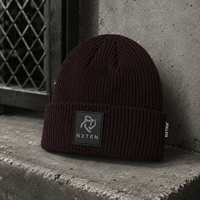 Berretto in Maglia Trapuntata con Logo Personalizzato, Etichetta in Silicone Ricamata OEM, Cappello Invernale Unisex di Alta Qualità, Fornitore all'Ingrosso