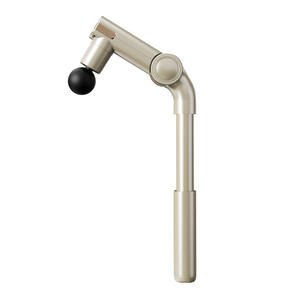 Pistolet de massage télescopique pliable de qualité professionnelle avec poignée extensible, 12 niveaux de vitesse, 5 têtes de massage, USB - Product Image 3