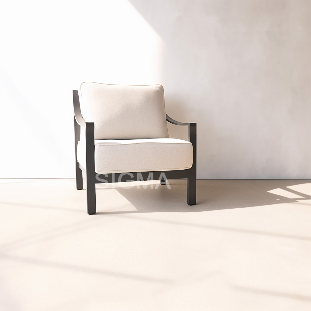 Made in China low price outdoor leisure relaxed waterproof fabric aluminum armchair