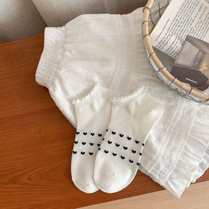 Chaussettes courtes pour femme, légères et fines, pour l'été, chaussettes en coton pour chaussures bateau à talon bas - Product Image 4