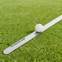 Règle de golf portable et durable en alliage d'aluminium pour l'entraînement au swing, avec aligneur de putter amélioré – Fourniture directe usine
